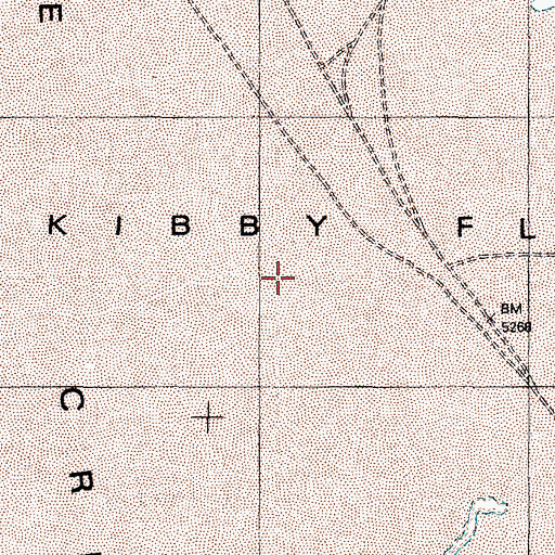 Topographic Map of Kibby Flat, NV