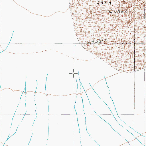 Topographic Map of Birch Creek, NV