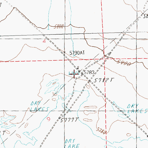 Topographic Map of Doutre Henriod Well, NV