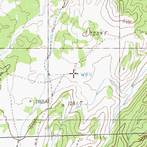 Topographic Map of Mormon Jack Well, NV