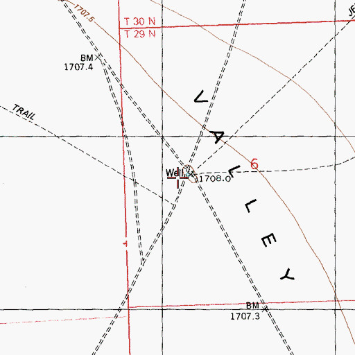 Topographic Map of Itcaina Well, NV