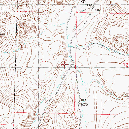 Topographic Map of McConnel Canyon, NV