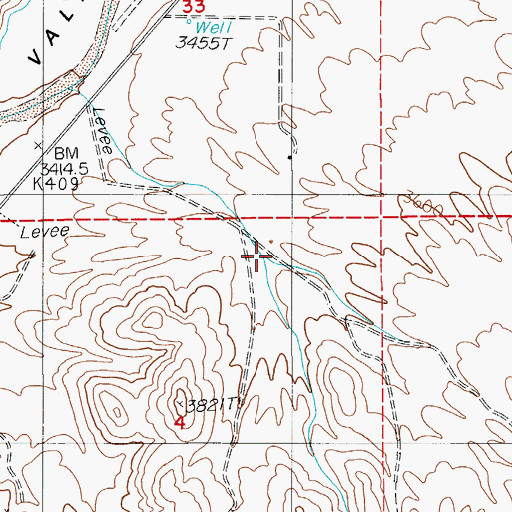 Topographic Map of Perlite Canyon, NV