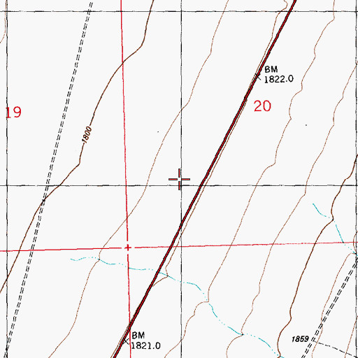 Topographic Map of School House Spring, NV