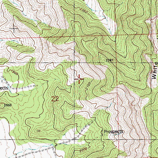 Topographic Map of Battle Spring Number Three, NV
