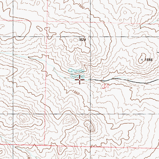 Topographic Map of Granite Spring, NV