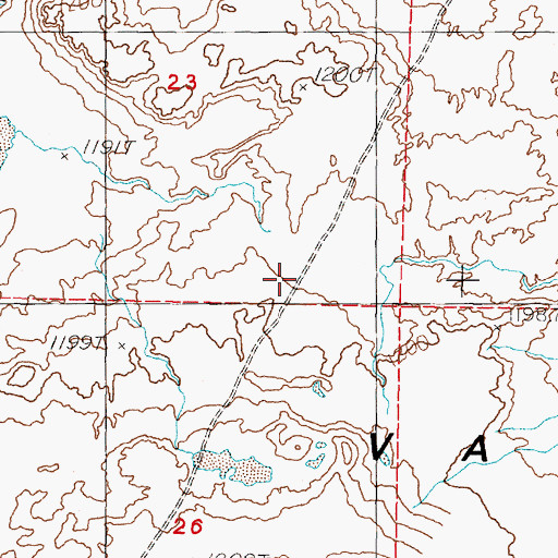Topographic Map of California Emigrant Trail, NV