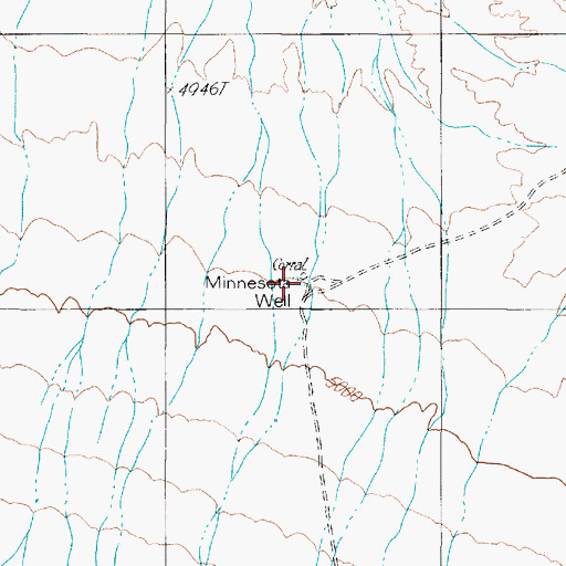 Topographic Map of Minnesota Well, NV