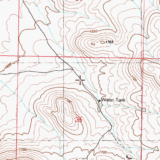 Topographic Map of Juniper Canyon, NV
