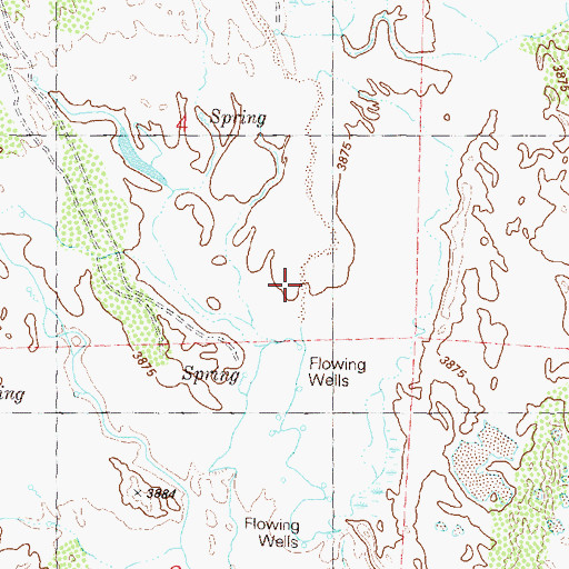 Topographic Map of Buffalo Slough, NV