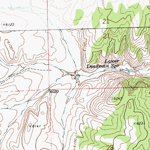 Topographic Map of Sheep Draw, NV