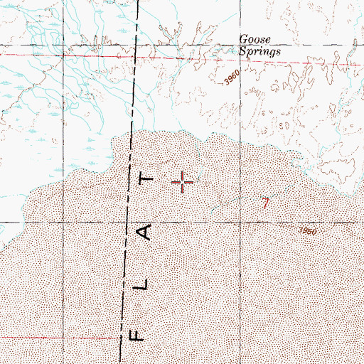 Topographic Map of Little Cottonwood Creek, NV