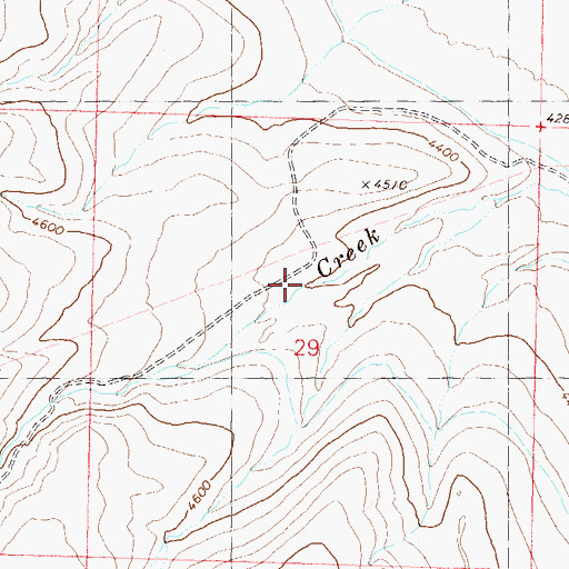 Topographic Map of Sheds Gulch, NV