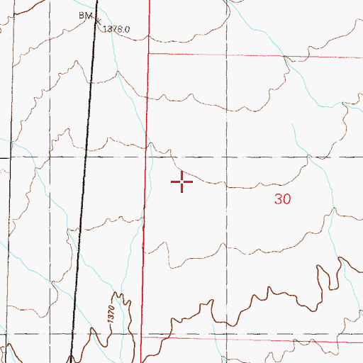 Topographic Map of Kumiva Valley, NV