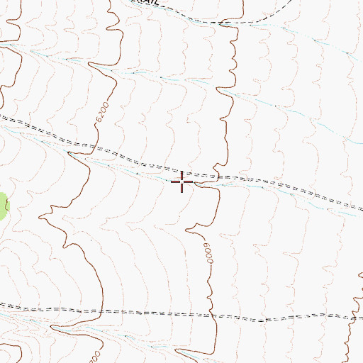 Topographic Map of Spud Canyon, NV