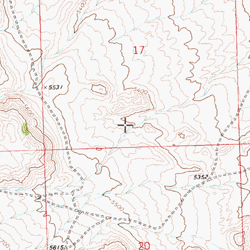 Topographic Map of Elizabeth Spring, NV