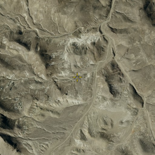 Aerial/Satellite Image of Petrified Spring, NV