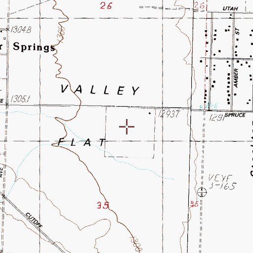 Topographic Map of Stockton Flat, NV