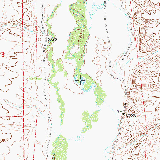 Topographic Map of Spring Creek, NV