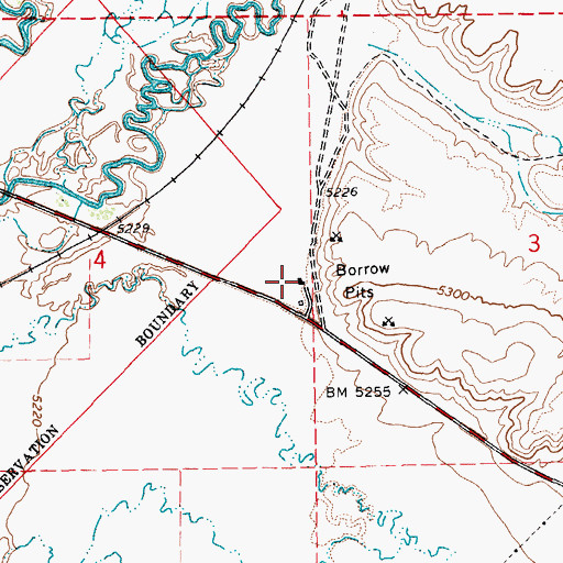 Topographic Map of El Rancho, NV