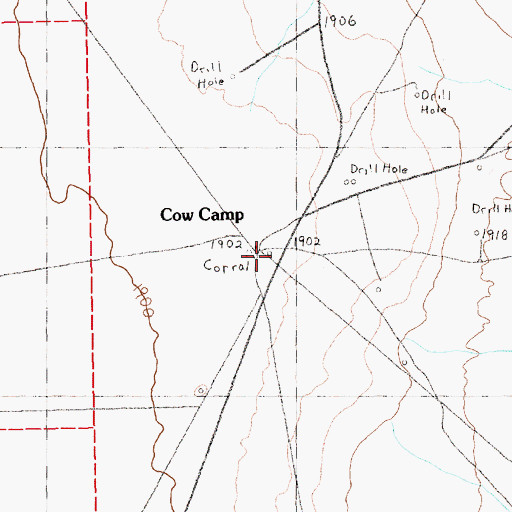 Topographic Map of Uhalde Well, NV