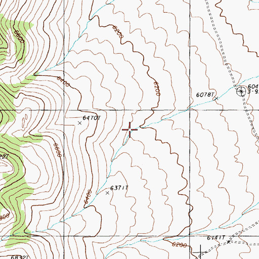 Topographic Map of Nancy Spring, NV