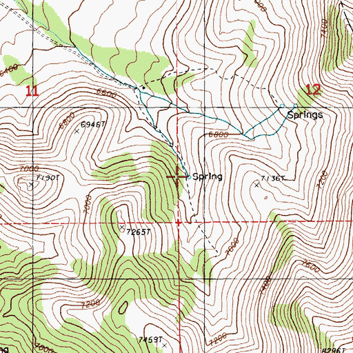 Topographic Map of Etchemendy Number One, NV