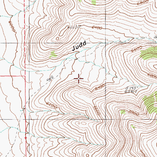 Topographic Map of Echemendy Number Six, NV