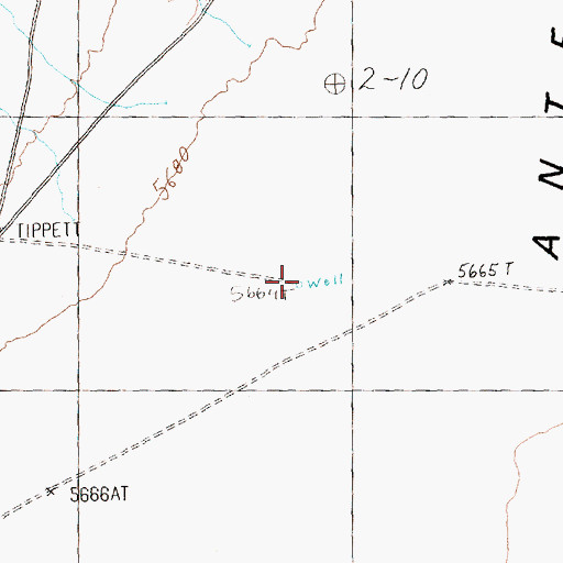 Topographic Map of Sellas Well, NV