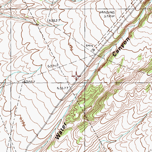 Topographic Map of Bald Mountain (historical), NV