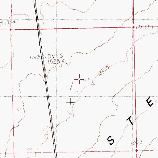 Topographic Map of Fera Thirtynine, NV