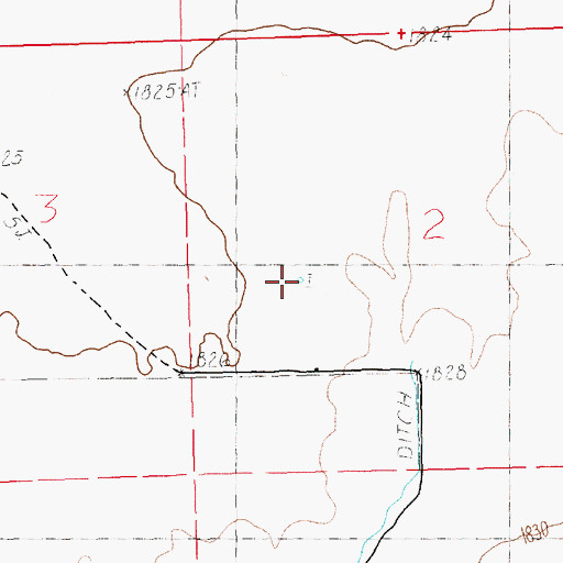 Topographic Map of Steptoe Reservoir Number Two, NV