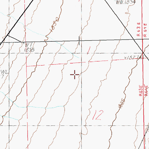 Topographic Map of California Canyon Spring, NV
