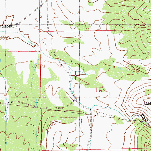 Topographic Map of Summit Spring, NV