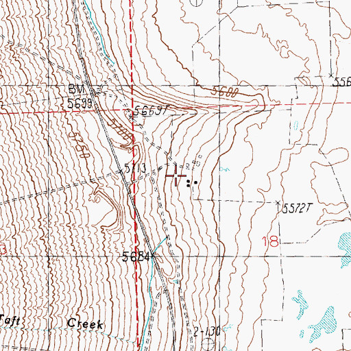 Topographic Map of Yelland Ranch, NV
