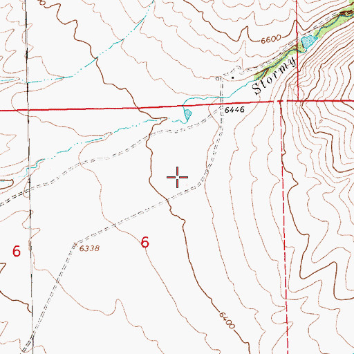 Topographic Map of Afton (historical), NV