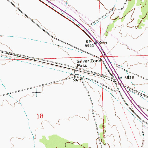 Topographic Map of Gath (historical), NV