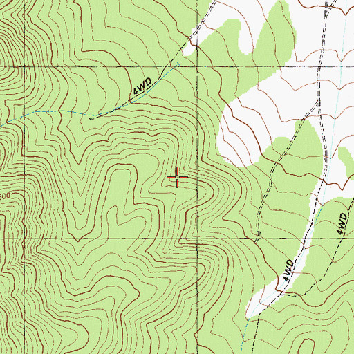 Topographic Map of Fera Thirtyseven, NV