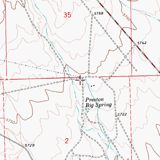 Topographic Map of McQuinty Spring, NV