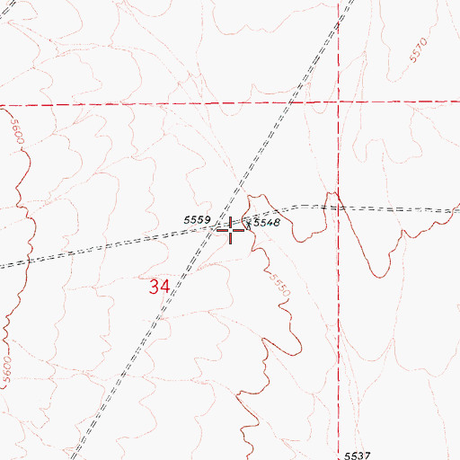 Topographic Map of Douglas Well, NV