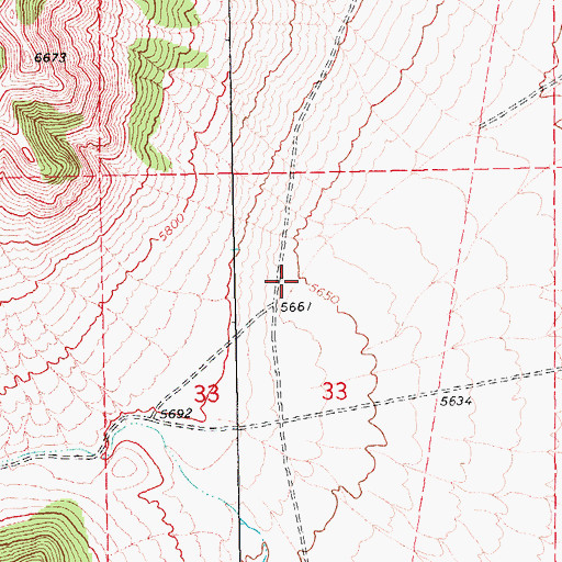 Topographic Map of Preston Well, NV