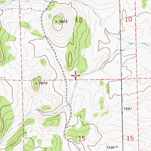 Topographic Map of Blind Spring, NV