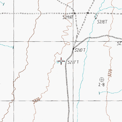 Topographic Map of South Well, NV