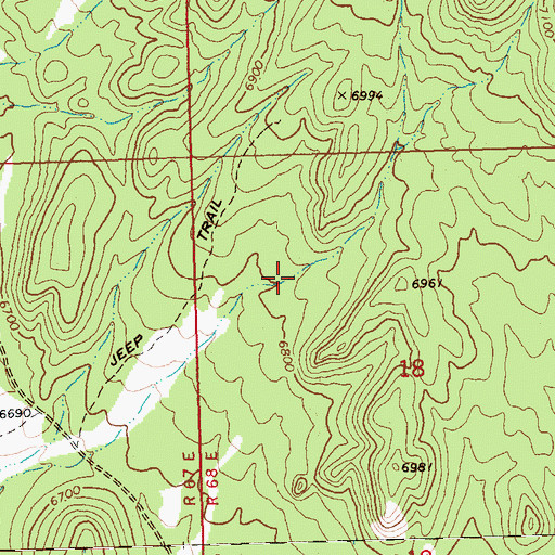 Topographic Map of Garrison Seep, NV