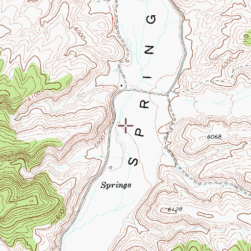 Topographic Map of Spring Valley State Park, NV