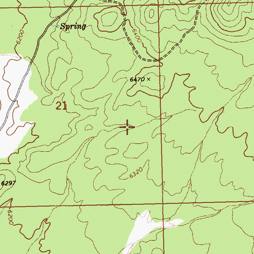 Topographic Map of Rye Grass Seep, NV