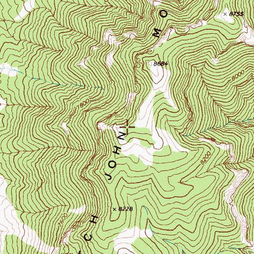 Topographic Map of Ely Range, NV