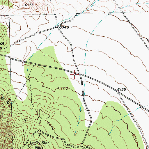 Topographic Map of Ida May Box (historical), NV