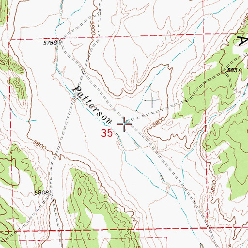Topographic Map of Twenty One Mile House (historical), NV