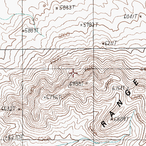 Topographic Map of Sumner Spring, NV